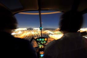 N630ML over Phoenix at Night