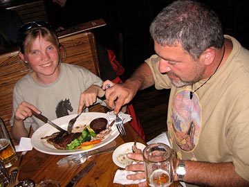 Mike and Friend at Outback
