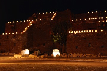 Hopi House at Night
