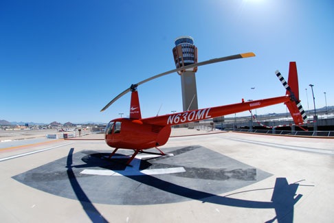 On the Terminal 3 Helipad