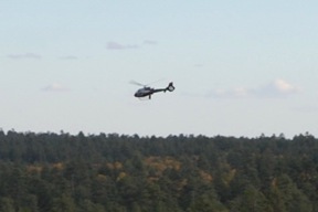 Helicopter Near Grand View