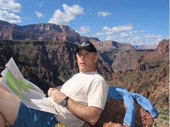 Mike in the Grand Canyon