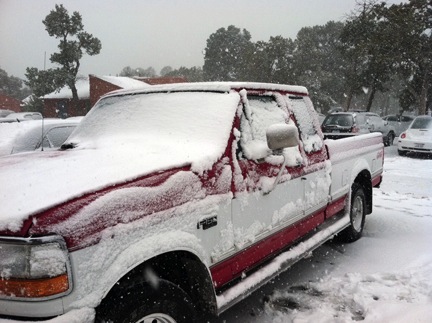 My Redneck Truck, with Snow
