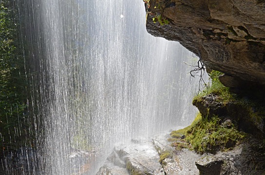 Behind the Waterfall