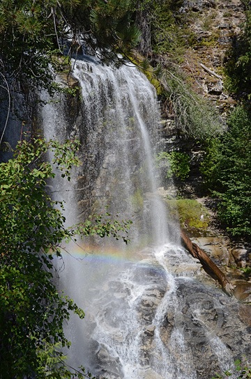 Waterfall with Rainbow