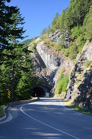 Tunnel on Hurricane Ridge Road