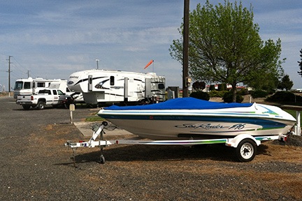 My Boat at the Campground