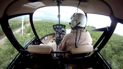 Cherry Drying Cockpit View