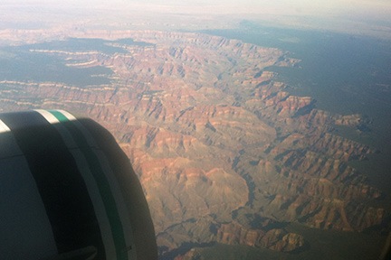 Grand Canyon from Airliner