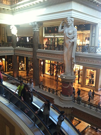 At the Forum Shops