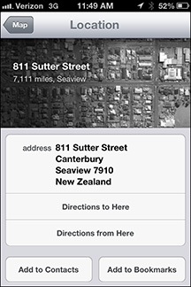 Apple Maps Example