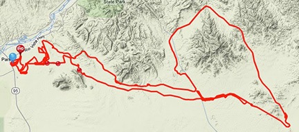 Track Log on a Map