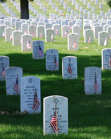 Memorial Day Graves at Arlington