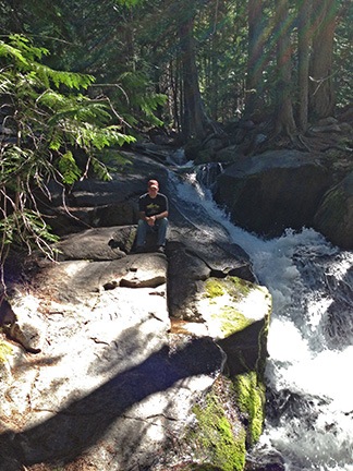 Brian at the Creek
