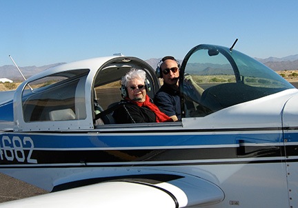 Flying with Mike
