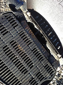 Burned Grill
