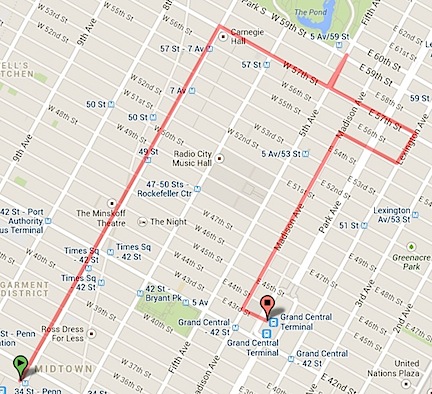 Downtown Walking Map