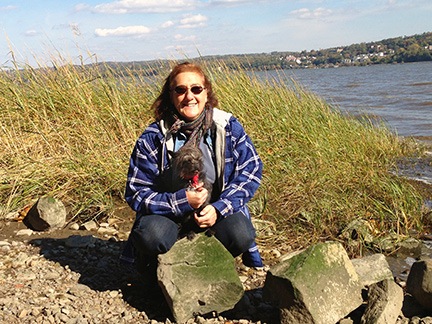 Maria and Penny at Hudson River