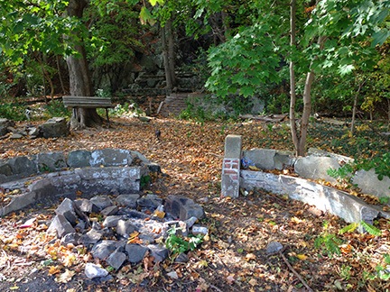 Benches at Peanut Falls