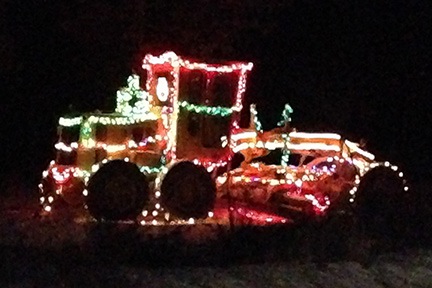 Christmas Road Grader