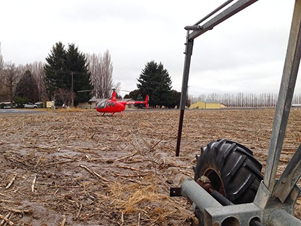 Parked at the Sunflower LZ