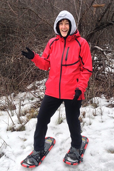 Maria on Snowshoes