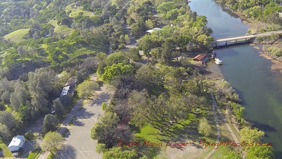 Aerial View of Lake Solano Park