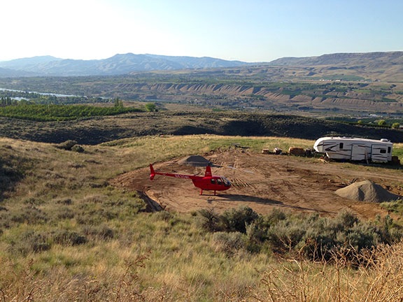 Makeshift Helipad