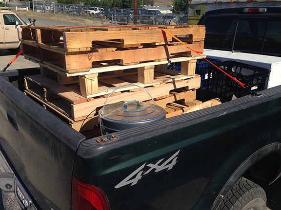Pallets in a Truck