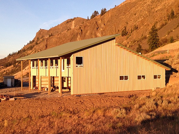 Side and Back of Building