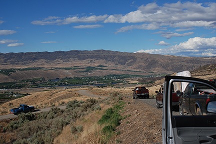 Trucks Lined Up