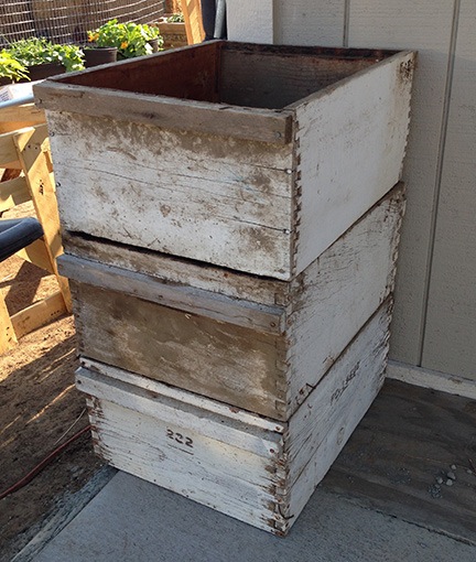 Beat Up Hive Boxes