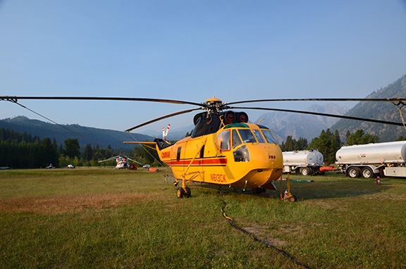 S-61 Outfitted for Firefighting