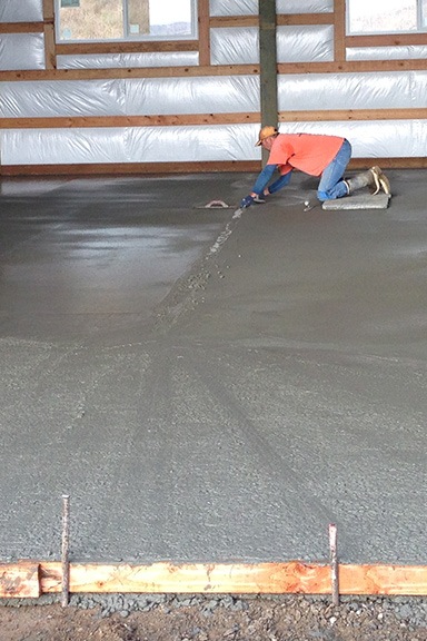 Finishing around the Drain