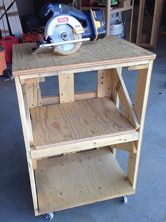 Small Rolling Workbench