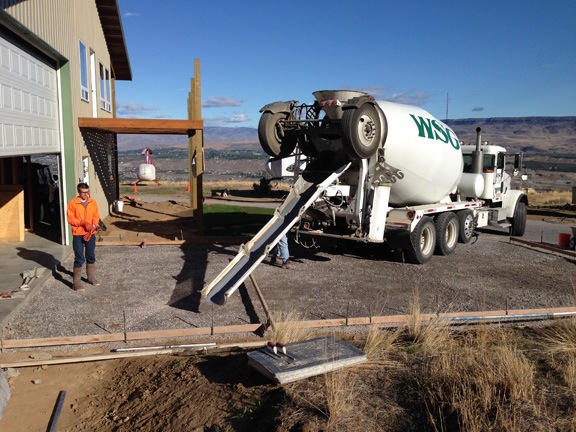 Pouring Concrete