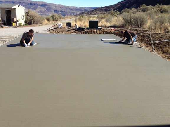 Finishing the Concrete