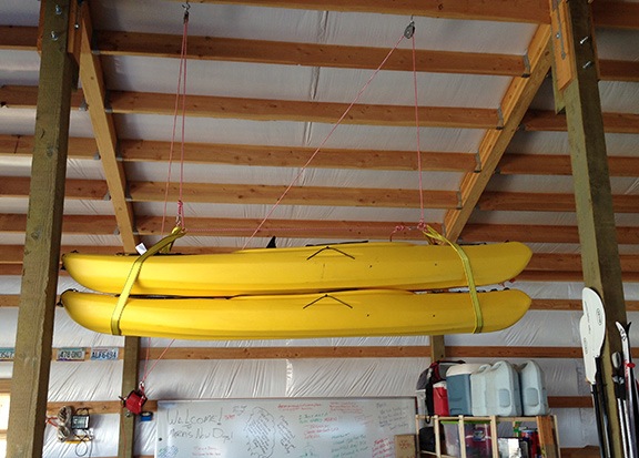 Hung Kayaks