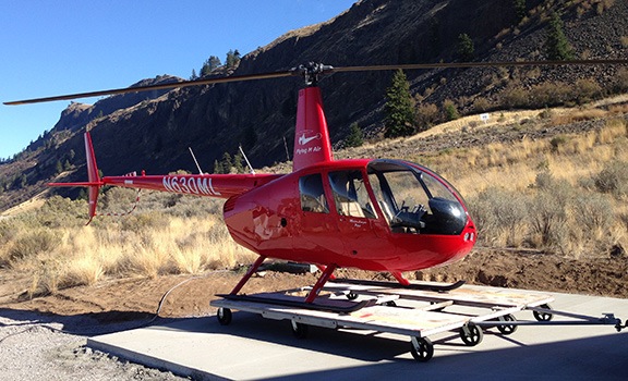 Helicopter on Platform