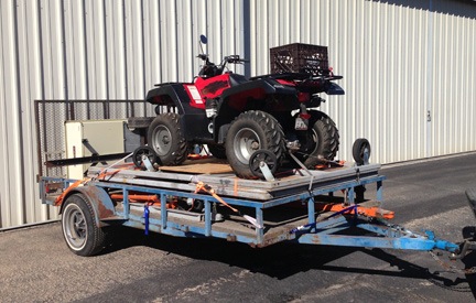 Trailer Packed for Move