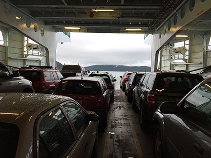 Inside the Ferry