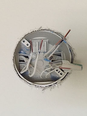 Sconce Installation Step 1