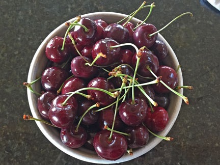 Cherries in a Bowl