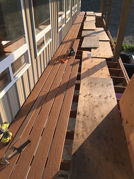 North Deck in Progress