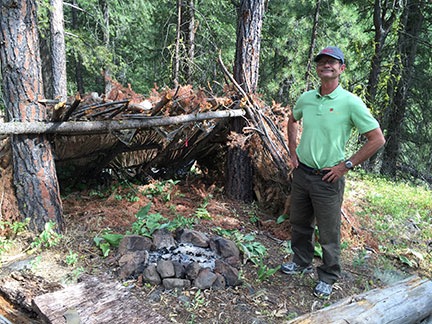 Lean To in the Woods