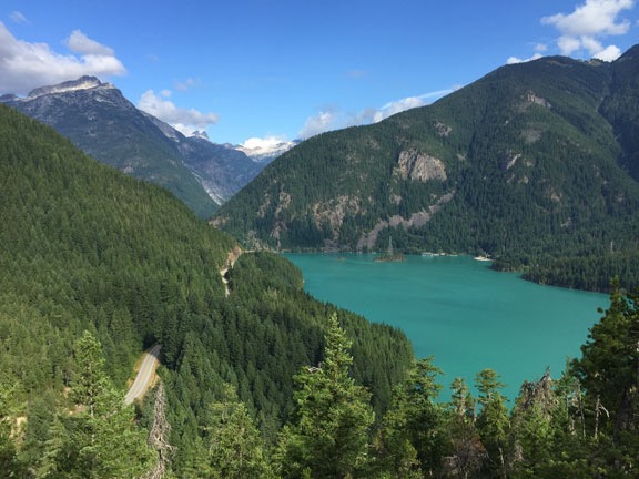 Diablo Lake from Thunder Knob