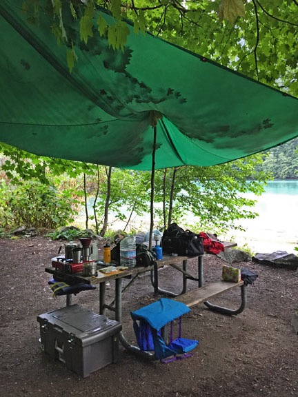 Tarp over Table
