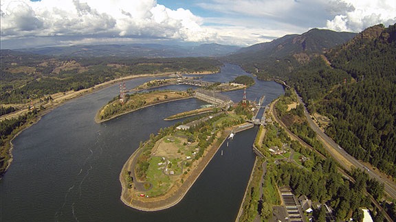 Bonneville Dam from the Air