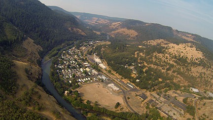 Kllickitat from the Air