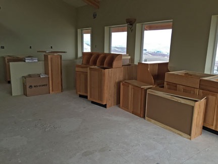 Delivered Cabinets